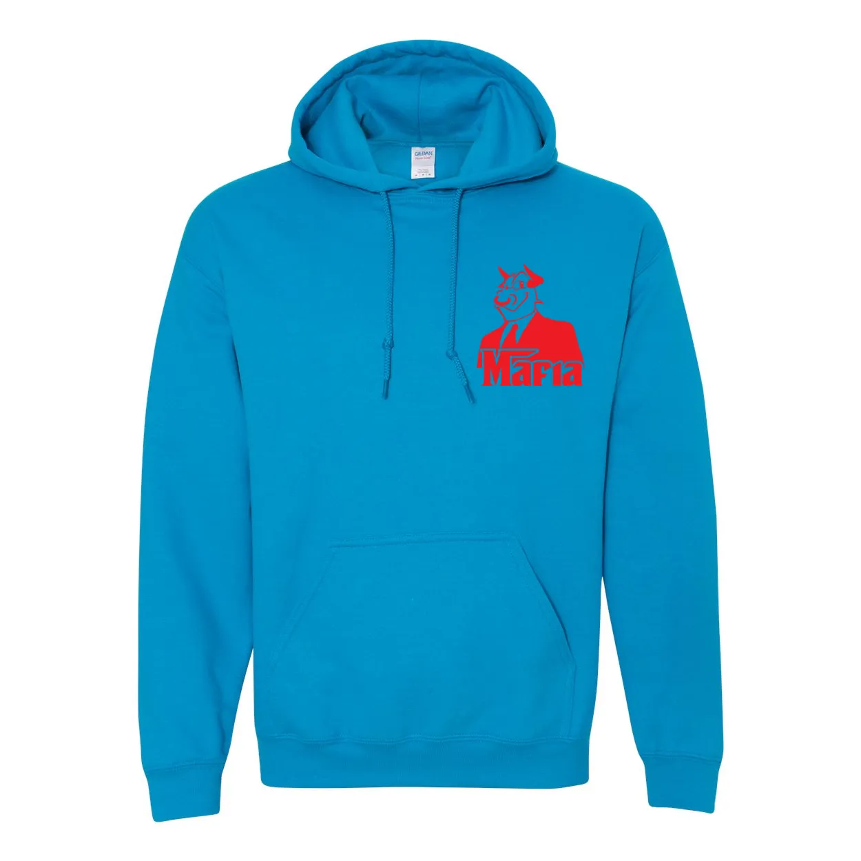 Mafia Front/Back Print Hoodie