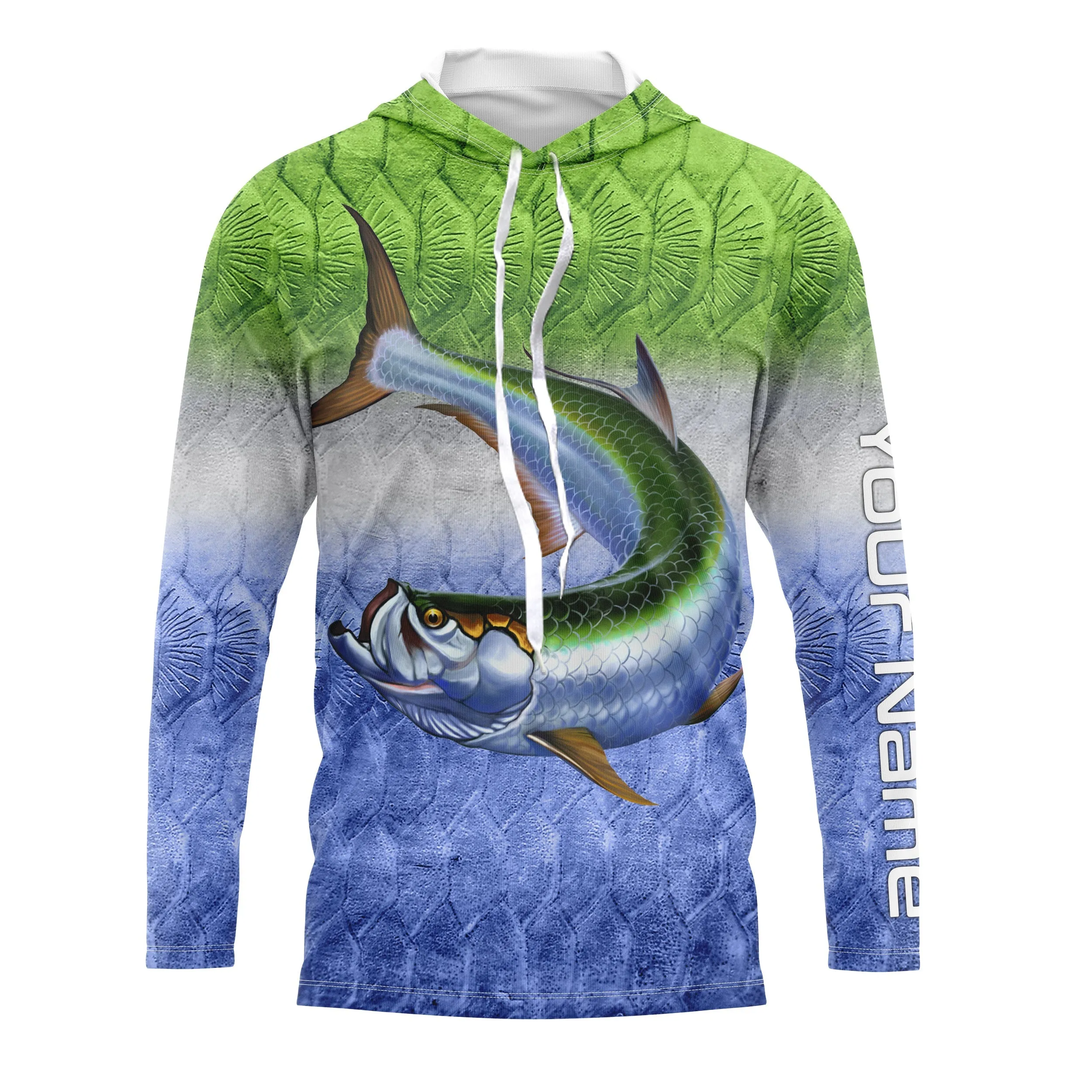 Personalized Tarpon Fishing jerseys, Tarpon Fishing Long Sleeve Fishing tournament shirts  TTS0070
