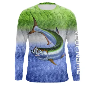Personalized Tarpon Fishing jerseys, Tarpon Fishing Long Sleeve Fishing tournament shirts  TTS0070
