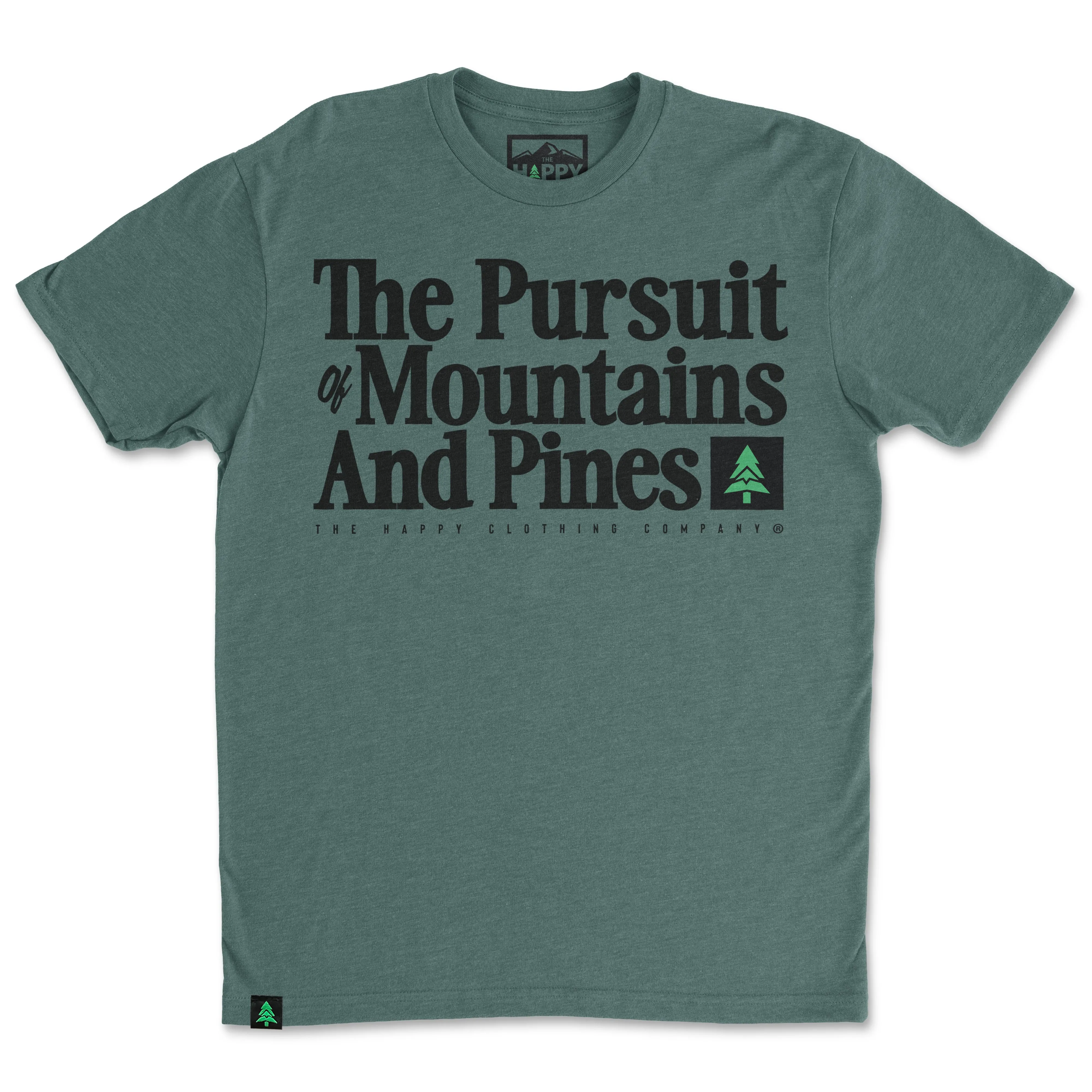 The Pursuit Of Mountains and Pines 'Trail Tee' | Lightweight Blend |